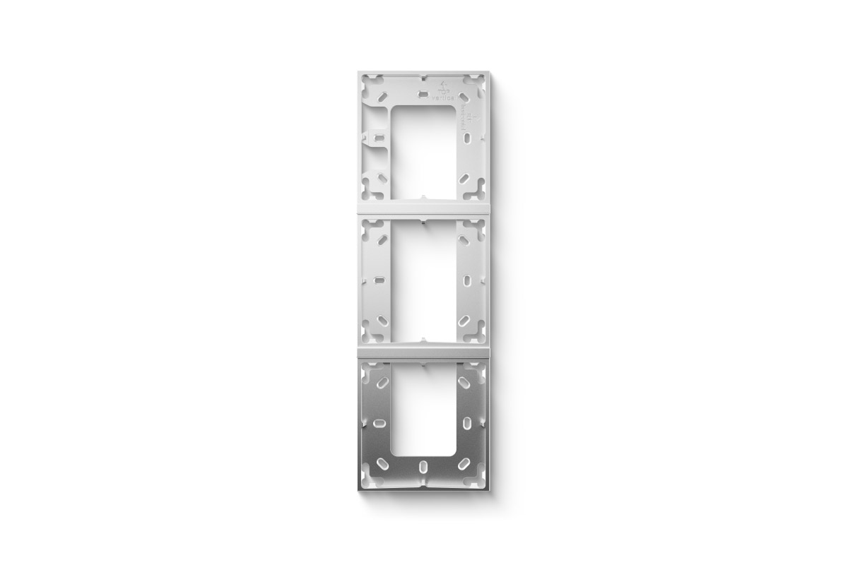 Montagerahmen 3-fach Silber