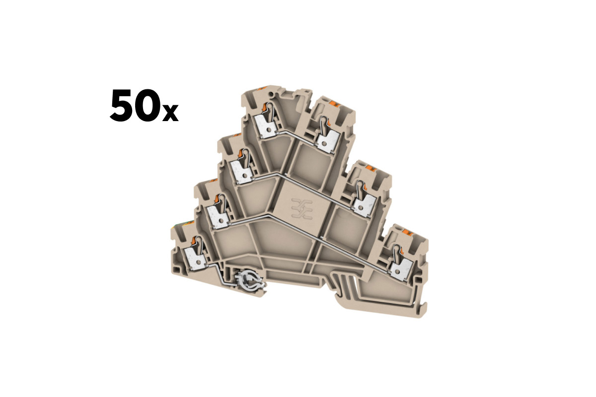 Weidmüller Jalousie-Anschlussklemme AMC 2.5 (50 Stk.)