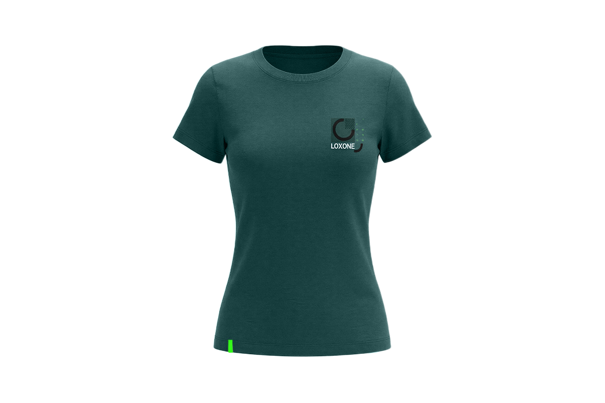 T-Shirt Damen Lifestyle Dunkelgrün M