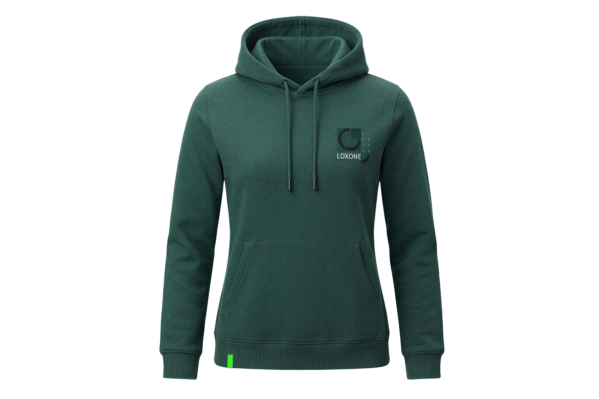 Hoodie Damen Lifestyle Dunkelgrün S